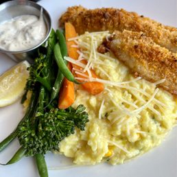 Pistachio Crusted Walleye