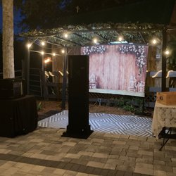 Brett Brisbois Events - Open Air photo booth setup for a wedding!