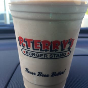 P. Terry's Burger Stand - Chocolate shake - Fast Food Near Me - Austin, Texas P. Terry's Burger Stand - Chocolate shake - Fast Food Near Me - Austin, Texas