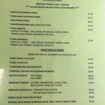 Freddy’s Fountain Cafe - Breakfast menus - Cafes Near Me - Niland, California