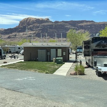 Portal RV Resort - Outside our RV front window! - Campgrounds Near Me - Moab, Utah Portal RV Resort - Outside our RV front window! - Campgrounds Near Me - Moab, Utah