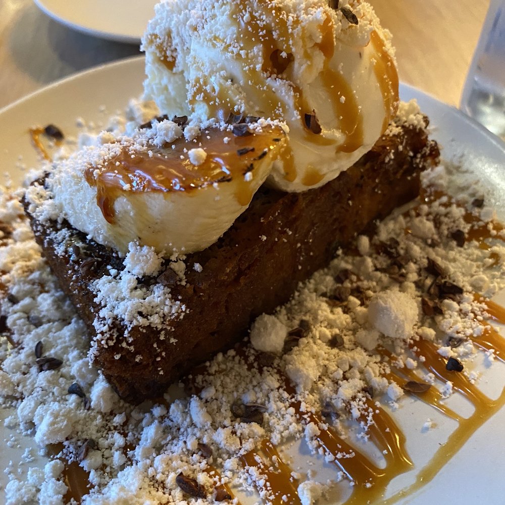 Ghostwriter Public House - Banana bread with ice cream - New American Near Me - Johnstown, Ohio Ghostwriter Public House - Banana bread with ice cream - New American Near Me - Johnstown, Ohio