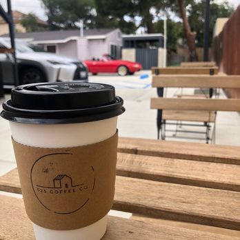 525 COFFEE CO. - This was my dark chocolate latte while sitting in their patio. - Coffee & Tea Near Me - Fullerton, California