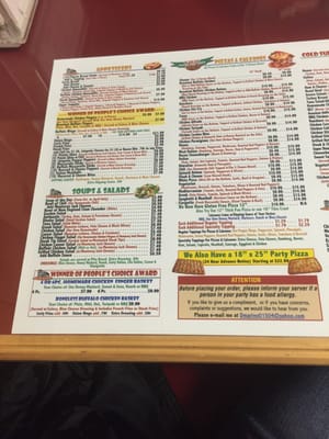 Menu photo 8 Hide-A-Way Pizza Mendon, MA