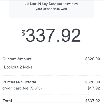 1 Hour Locksmith - Overpriced service. - Keys & Locksmiths Near Me - Roseville, California