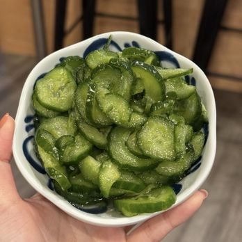 Chimama's Noodle House - Cold Cucumber Tossed with Garlic Sauce - Noodles Near Me - Bayside, New York Chimama's Noodle House - Cold Cucumber Tossed with Garlic Sauce - Noodles Near Me - Bayside, New York
