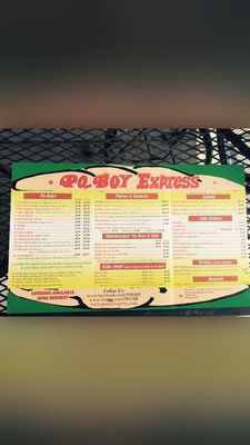 Menu photo 5 Po Boy Express Baton Rouge, LA