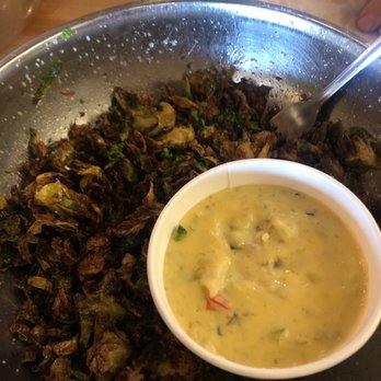 Hopdoddy Burger Bar - Crispy Brussels with queso. - Burgers Near Me - Nashville, Tennessee Hopdoddy Burger Bar - Crispy Brussels with queso. - Burgers Near Me - Nashville, Tennessee