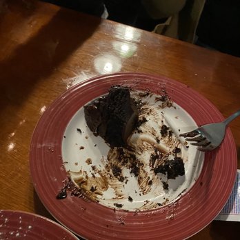 Traditions Italian Ristorante - Chocolate cake for the Birthday boy - Italian Near Me - Saco, Maine