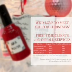 Sachi Nails & Lash - Get into the spirit of the season with 20% off all services for First Time Clients!