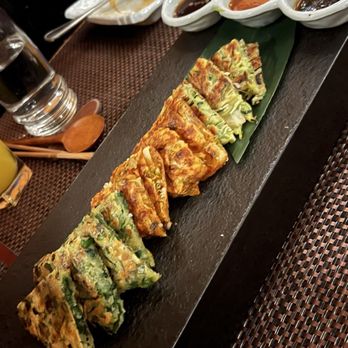 HanGawi - Korean pancakes platter - Vegetarian Near Me - New York, New York HanGawi - Korean pancakes platter - Vegetarian Near Me - New York, New York