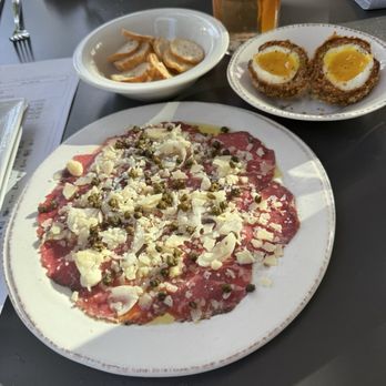 Union Public House - Carpaccio and the amazing scotch eggs - New American Near Me - Pensacola, Florida