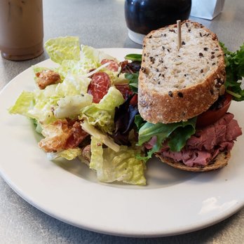 Aioli - Roast Beef with caesar salad - Cafes Near Me - West Palm Beach, Florida