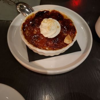 Pearl & Vine - Bannana foster creme brulee - New American Near Me - Katy, Texas