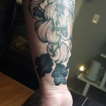 Mystic Owl Tattoo - 1 hour after - Tattoo Near Me - Marietta, Georgia