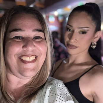 The Old Place - Me and one of the drag queens - Pizza Near Me - Stamford, Connecticut The Old Place - Me and one of the drag queens - Pizza Near Me - Stamford, Connecticut
