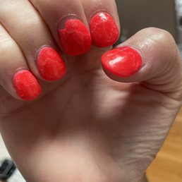 6 days after powder gel 6 days after powder gel