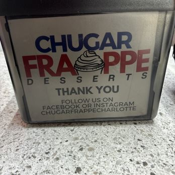 Chugar Frappe - Napkin dispenser - Desserts Near Me - Matthews, North Carolina Chugar Frappe - Napkin dispenser - Desserts Near Me - Matthews, North Carolina