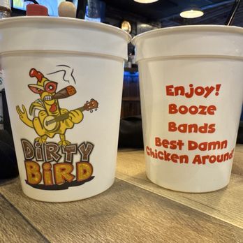 Dirty Bird - Tumblers you can keep - Comfort Food Near Me - Louisville, Kentucky