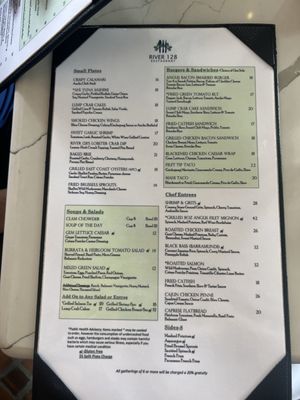 Menu photo 2 River 128 Restaurant Wilmington, NC