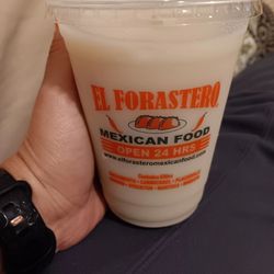 El Forastero Mexican Food - Horchata so sad