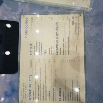 Hold Coffee - Menu - Coffee & Tea Near Me - West Covina, California
