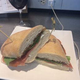 Brie and Prosciutto Sandwich