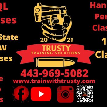 GUNTRY Maryland - Trusty training solutions - Firearm Training Near Me - Owings Mills, Maryland