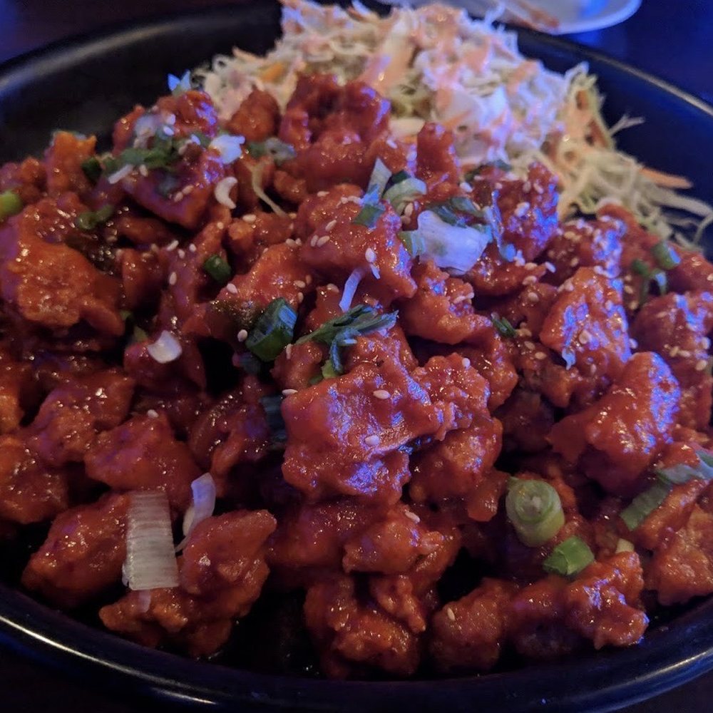 Dansungsa - Kkanpoonggie (Korean style spicy lemon chicken) - Bars Near Me - Dallas, Texas Dansungsa - Kkanpoonggie (Korean style spicy lemon chicken) - Bars Near Me - Dallas, Texas