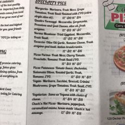KCC Raw Bar - Specialty Pies