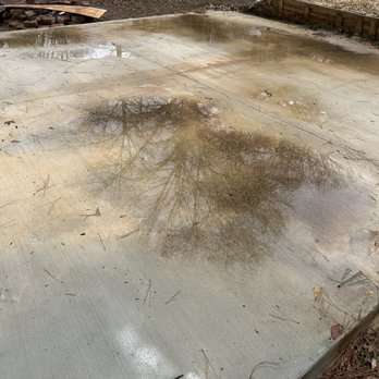 Sam The Concrete Man Birmingham - Not graded at all even though they said they would to prevent pooling like this. - Masonry/Concrete Near Me - Birmingham, Alabama Sam The Concrete Man Birmingham - Not graded at all even though they said they would to prevent pooling like this. - Masonry/Concrete Near Me - Birmingham, Alabama
