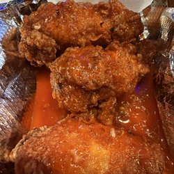 Spicy lemon pepper wings