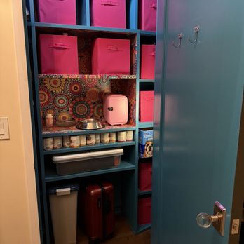 CS Painting and Wallpaper - Closet with dog meal prep area - Painters Near Me - Sunnyside, New York CS Painting and Wallpaper - Closet with dog meal prep area - Painters Near Me - Sunnyside, New York