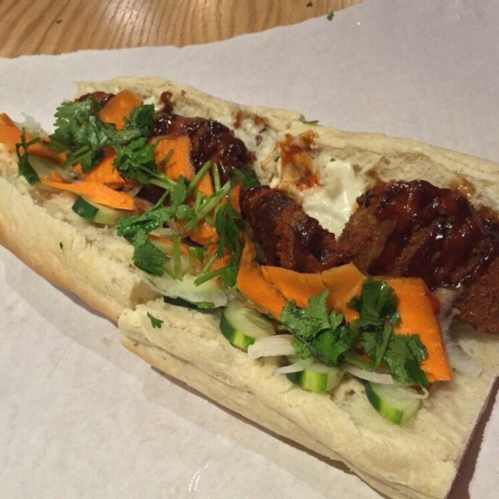 Gorgers Subs - The Glorious Eggplant Bánh Mì. Think I should get a tattoo... - Salad Near Me - Ithaca, New York Gorgers Subs - The Glorious Eggplant Bánh Mì. Think I should get a tattoo... - Salad Near Me - Ithaca, New York