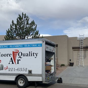 Moore Quality Air - 2 HVAC units replaced by Moore Quality Air.  Service after the sale too! Use no other company for you AC needs this summer! - Heating & Air Conditioning/HVAC Near Me - Albuquerque, New Mexico