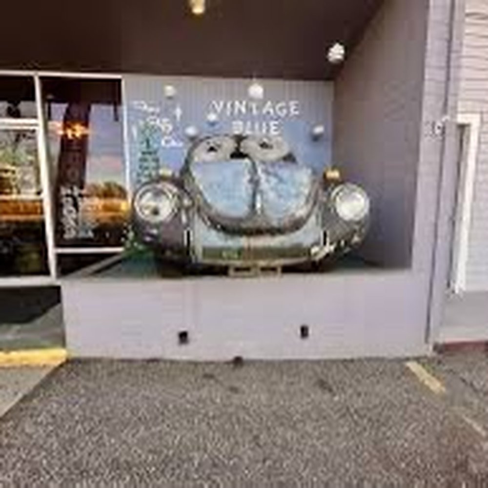 Vintage Blue - Groovy bug outside store - Furniture Stores Near Me - Hickory, North Carolina Vintage Blue - Groovy bug outside store - Furniture Stores Near Me - Hickory, North Carolina