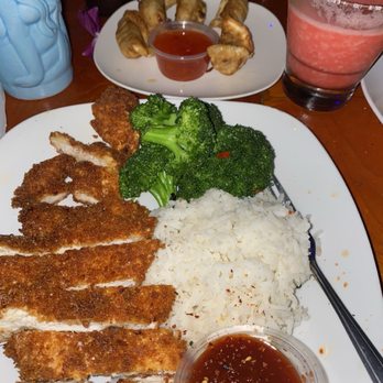 The Jungle Bird - Chicken Katsu with rice and broccoli - Tiki Bars Near Me - Sacramento, California The Jungle Bird - Chicken Katsu with rice and broccoli - Tiki Bars Near Me - Sacramento, California