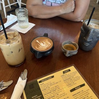 Xaman Cafe - Xaman Horchata Chai-Latte Cortado - Cafes Near Me - Dallas, Texas