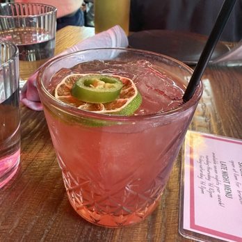 Uno Mas Taco & Tequila Bar - The Flamingo cocktail - Mexican Near Me - Braintree, Massachusetts Uno Mas Taco & Tequila Bar - The Flamingo cocktail - Mexican Near Me - Braintree, Massachusetts