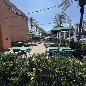 Shake Shack Tustin Market Place - Outdoor patio - Ice Cream & Frozen Yogurt Near Me - Irvine, California Shake Shack Tustin Market Place - Outdoor patio - Ice Cream & Frozen Yogurt Near Me - Irvine, California
