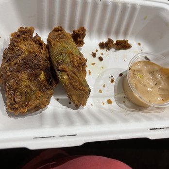 A Taco Affair - Fried avocado side-- too much oil, refried and inedible - Desserts Near Me - Little Falls, New Jersey
