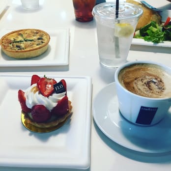 Flo Paris - A lovely strawberry tart, cappuccino & ham, spinach & mushroom quiche. - Bakeries Near Me - Houston, Texas Flo Paris - A lovely strawberry tart, cappuccino & ham, spinach & mushroom quiche. - Bakeries Near Me - Houston, Texas