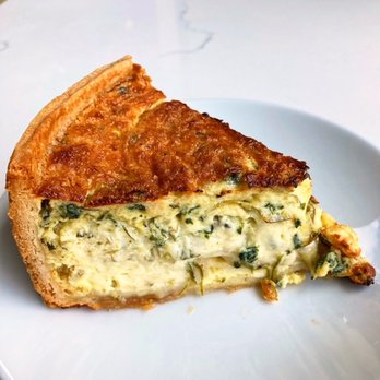 May's Parlor - Spinach & Artichoke Quiche - Bakeries Near Me - Norfolk, Virginia