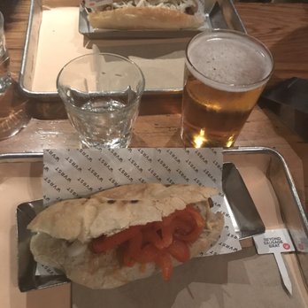 Wvrst - Veggie dog - Brat with sauerkraut and sweet peppers - German Near Me - Toronto, Ontario Wvrst - Veggie dog - Brat with sauerkraut and sweet peppers - German Near Me - Toronto, Ontario
