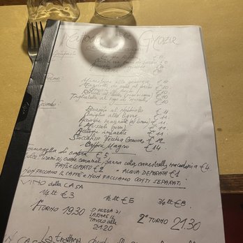Trattoria delle Grazie - menu - Trattorie Near Me - Genova, GE Trattoria delle Grazie - menu - Trattorie Near Me - Genova, GE