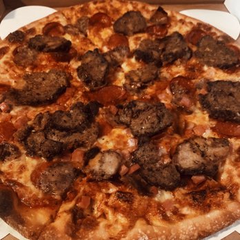 Piper's Scratch Pizza Shop - The Four Horseman - Meat Lovers (14) - Pizza Near Me - Palm Harbor, Florida
