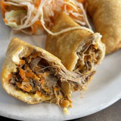 Fritanga - Inside of beef Empanadas