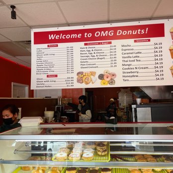 OMG Donuts - Menu - Donuts Near Me - Lexington, Kentucky