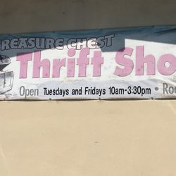 Treasure Chest Thrift Shop - The sign of the shop