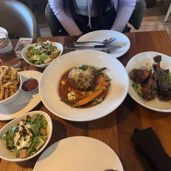 Ironwood - Caesar Salad, House Cut Herb Fries, House Made Giant Meatball, Signature Crispy Meyer Lemon & Honey Duck Wings - New American Near Me - Laguna Hills, California